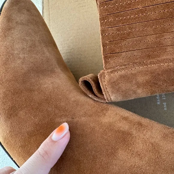 NEW J Crew Piper Ankle Boots in Suede Size 7