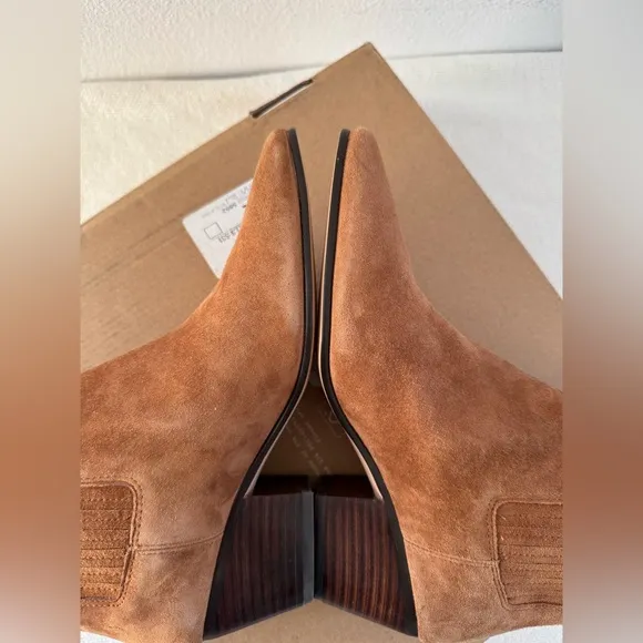 NEW J Crew Piper Ankle Boots in Suede Size 7