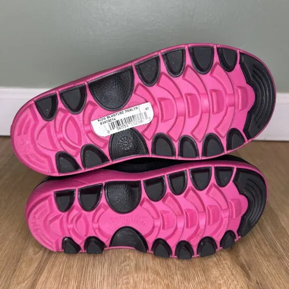 *NEW* KAMIK Girls Sz 1 Boots Bluster 2 Kids Youth Pink Camo Waterproof Insulated