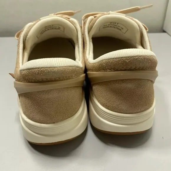 NEW KIZIK Womens Sydney Sneakers Size 6.5 Casual Comfort Round Toe Low-Top Beige