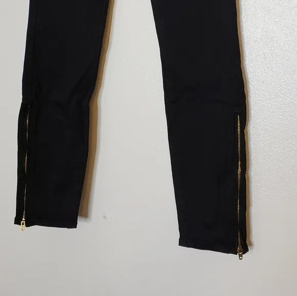 NEW L'AGENCE Sabine Jeans High Rise Ankle Zipper Luxury Womens Jeans Summer
