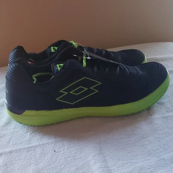 New Lotto Navy Neon Green Sneakers. Men 11,5