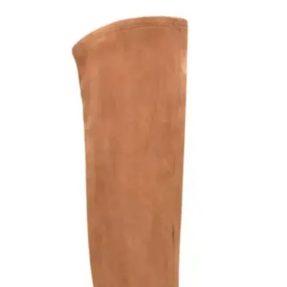 New Marc Fisher LTD soft high brown  suede like coastal cowgirl Heeled boots 6.5