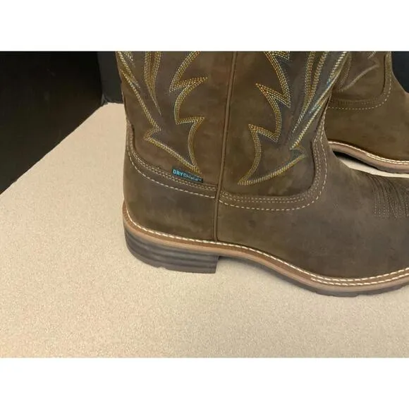 New! Mens Ariat Hybrid Rancher Waterproof Western Boots. Size 13D. Awesome Boots