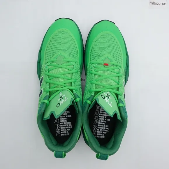 NEW New Balance Men's TWO WXY Low Basketball Shoes BB2WXYLI Acidic Green