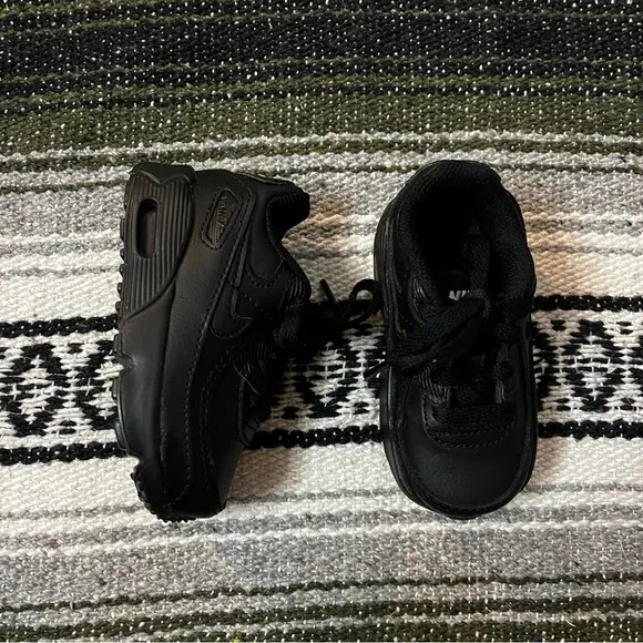 New Nike Air Max 90 LTR Baby Toddler Shoes in Black Size 5C