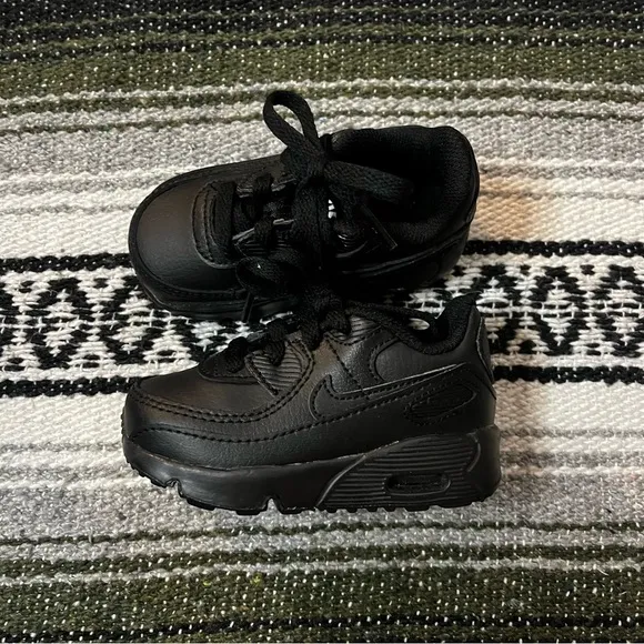 New Nike Air Max 90 LTR Baby Toddler Shoes in Black Size 5C