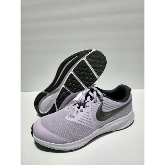New Nike Star Runner 2 AQ3542-502 Purple Running Shoes GS Size [6Y] Woman's 7.5
