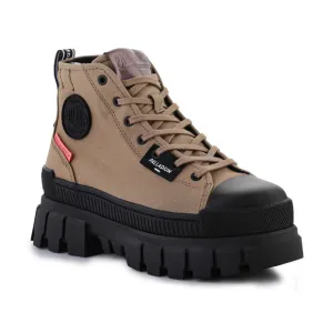 NEW Palladium Revolt Hi TX Lace Up Ankle Boot  97242-307-M Olive Womens Size 6.5