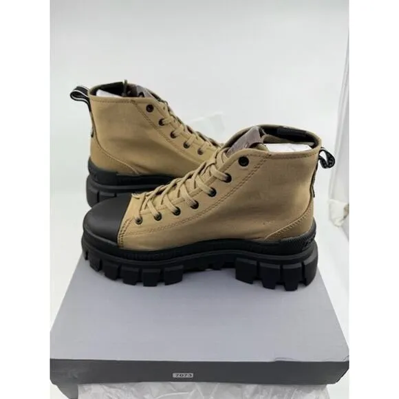 NEW Palladium Revolt Hi TX Lace Up Ankle Boot  97242-307-M Olive Womens Size 6.5