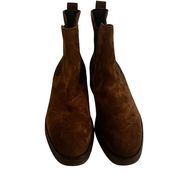 NEW Paul Green Sunny Chelsea Boots •US 7.5• Ankle Toffee Soft Suede Brown $585