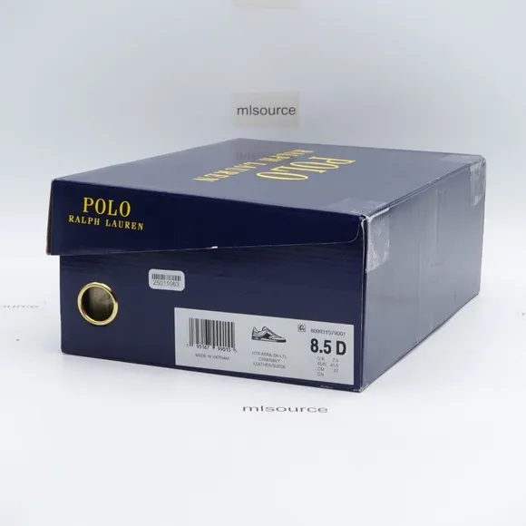 NEW Polo Ralph Lauren Heritage Aera Suede Sneakers 809931579001 Cream