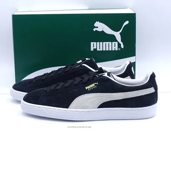 NEW PUMA Suede Classic 21 XXI Sneakers 374915-01 Black/White