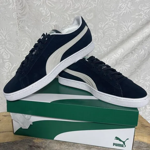 New Puma Suede Classic XXI Mens 11.5 Sneakers Athletic Shoe Black Trainers