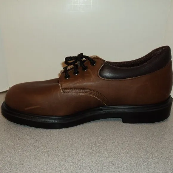 New Red Wing Men's 10 1/2 D Shoes Oxford Brown Leather Lace Up USA