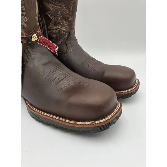 NEW Rocky Rosemary Composite Toe Women's Waterproof Boots Brown Size 9.5 MEDIUM