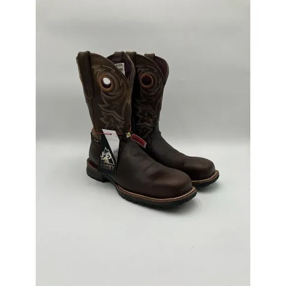 NEW Rocky Rosemary Composite Toe Women's Waterproof Boots Brown Size 9.5 MEDIUM