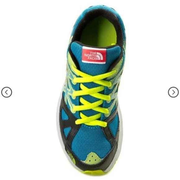 new The North Face boys Equity running shoes 4 youth eu 36 black blue leather