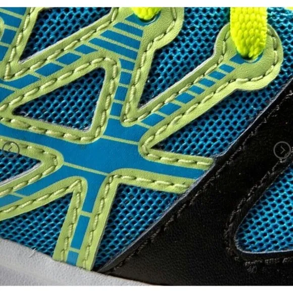 new The North Face boys Equity running shoes 4 youth eu 36 black blue leather