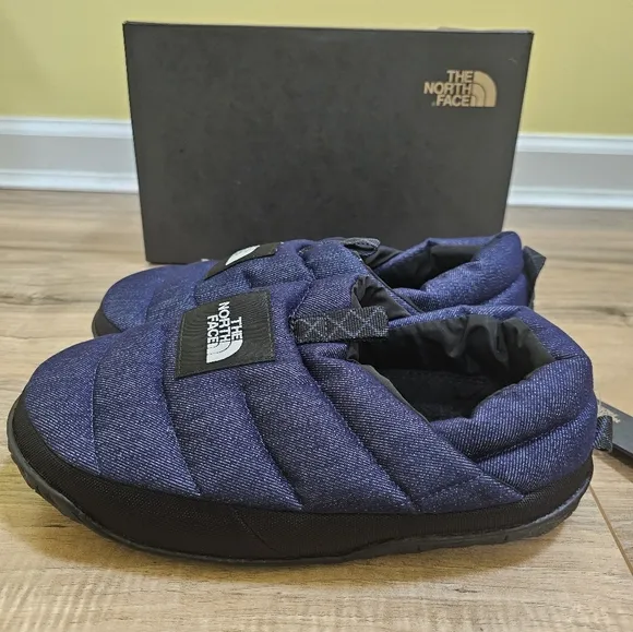 New The North Face Womens Nuptse Mule Denim, US 10