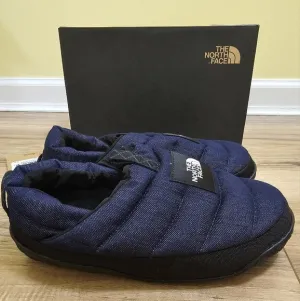 New The North Face Womens Nuptse Mule Denim, US 10