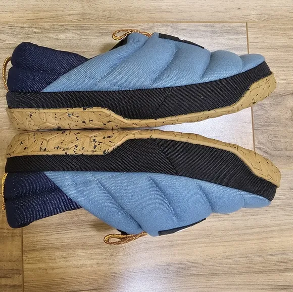 New The North Face Womens Nuptse Mule Denim, US 9