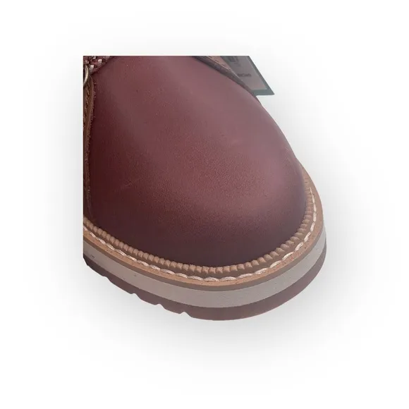 new Toms ☀︎︎ Mesa Waterproof Leather Bootie ☀︎︎ Hiking Boot ☀︎︎ Penny Brown ☀︎