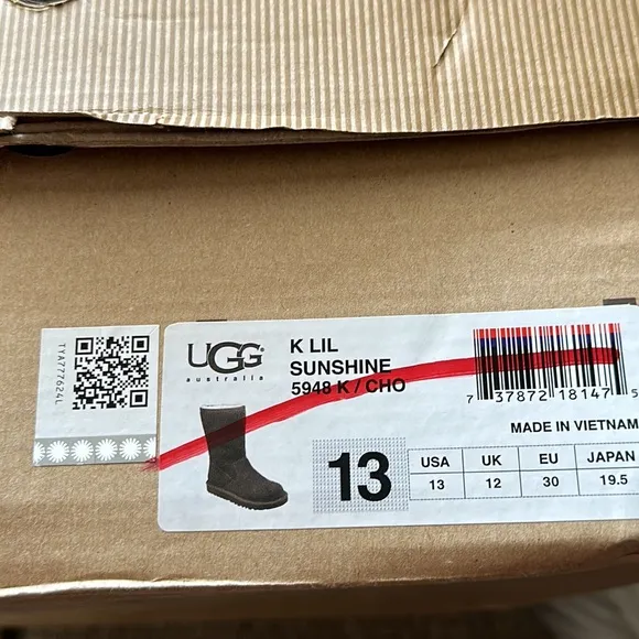 NEW UGG KIDS LIL CHOCOLATE