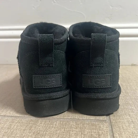 New UGG Ultra Mini class boot in black