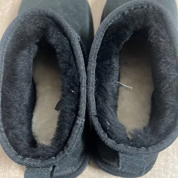 New UGG Ultra Mini class boot in black