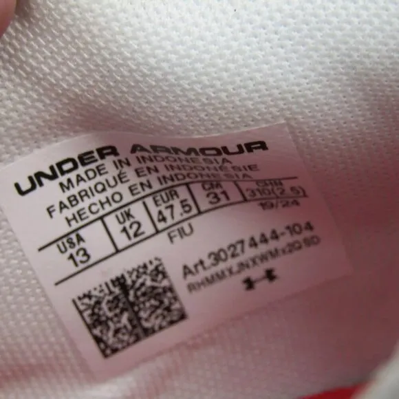 NEW UNDER ARMOUR UA Harper 9 Pro TPU Baseball Cleats Athletic Shoes Red Size 13