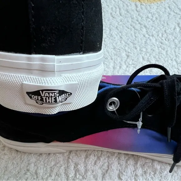New! VANS Lampin 86 DX Anaheim Factory Black Stars Men’s Suede Sneakers