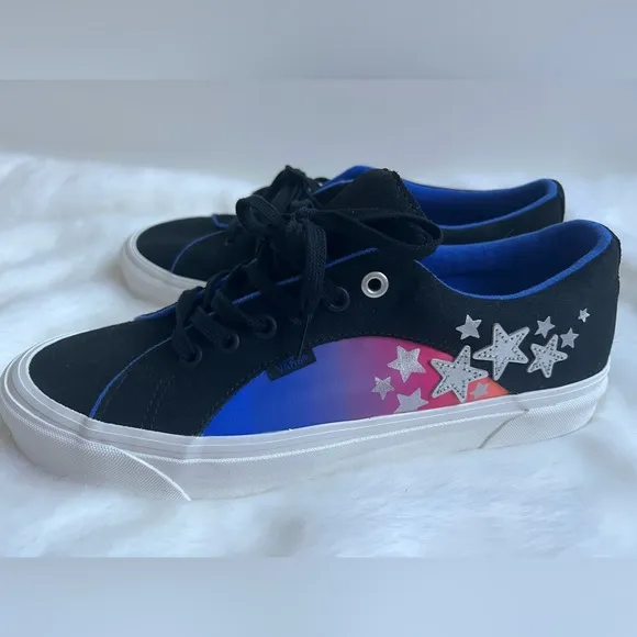New! VANS Lampin 86 DX Anaheim Factory Black Stars Men’s Suede Sneakers