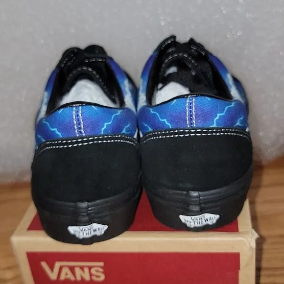New Vans Old Skool Lightning Bolt Galaxy Shoes Rare Size M 9 W 10.5