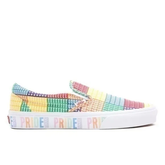 NEW Vans Pride Classic Slip-On Shoes Size 8.5