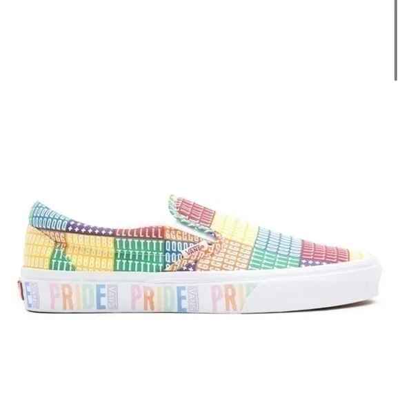 NEW Vans Pride Classic Slip-On Shoes Size 8.5