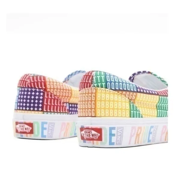 NEW Vans Pride Classic Slip-On Shoes Size 8.5
