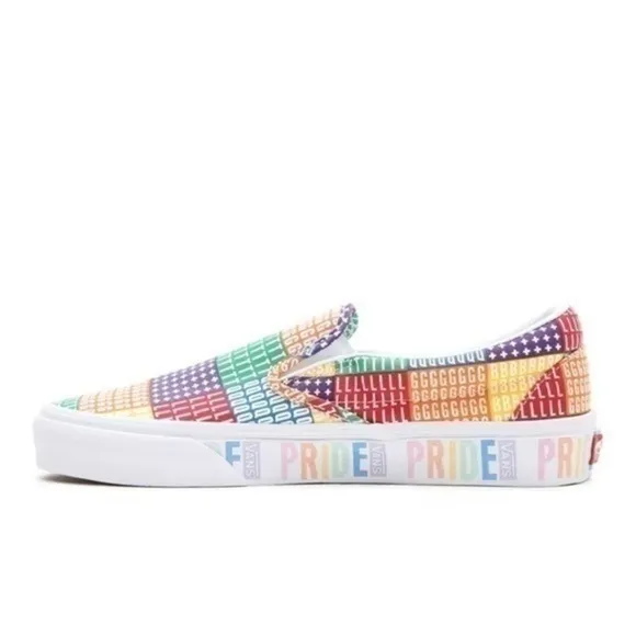 NEW Vans Pride Classic Slip-On Shoes Size 8.5