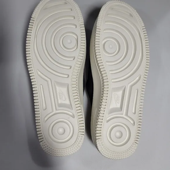 New without box Nike Air Force 1 Lover XX  Black Women Sz. 7 Mule Sneakers