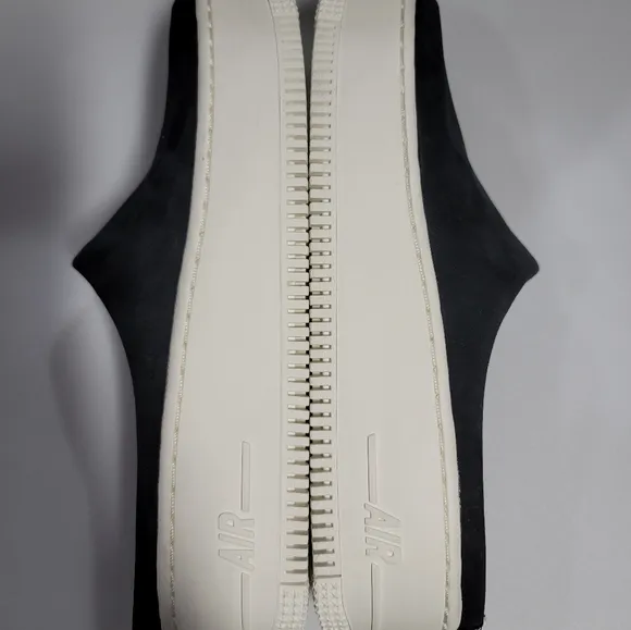New without box Nike Air Force 1 Lover XX  Black Women Sz. 7 Mule Sneakers
