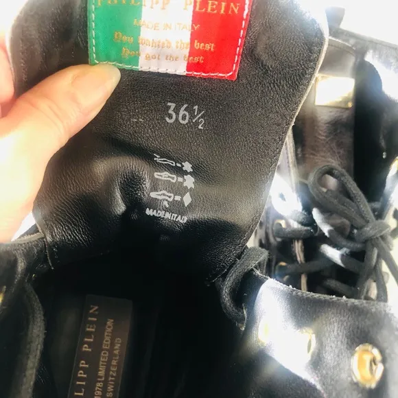 NEW Women’s Philipp plein black boots