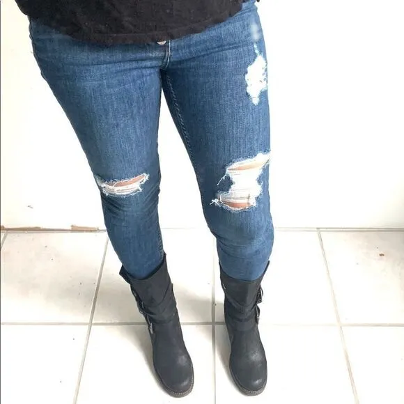 New Bertie Suede Moto Buckle Boots