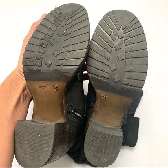 New Bertie Suede Moto Buckle Boots