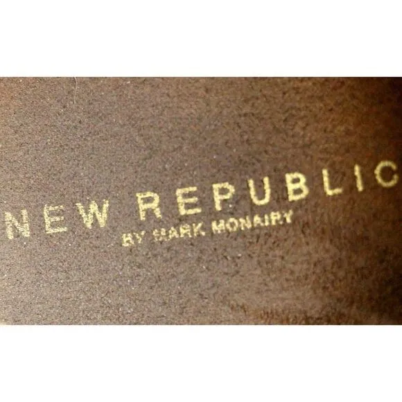 New Republic By Mark McNairy WHITE GENUINE LEATHER LACE UP ATHLETIC SHOES 13US