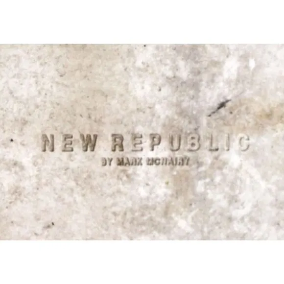 New Republic By Mark McNairy WHITE GENUINE LEATHER LACE UP ATHLETIC SHOES 13US
