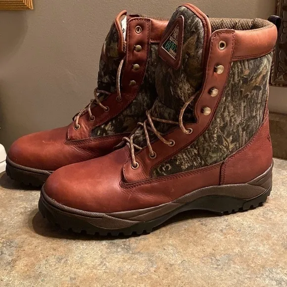 NEW~ROCKY 600~WATERPROOF~THINSULATE/INSULATION~BOOTS~SIZE 12 M~BR