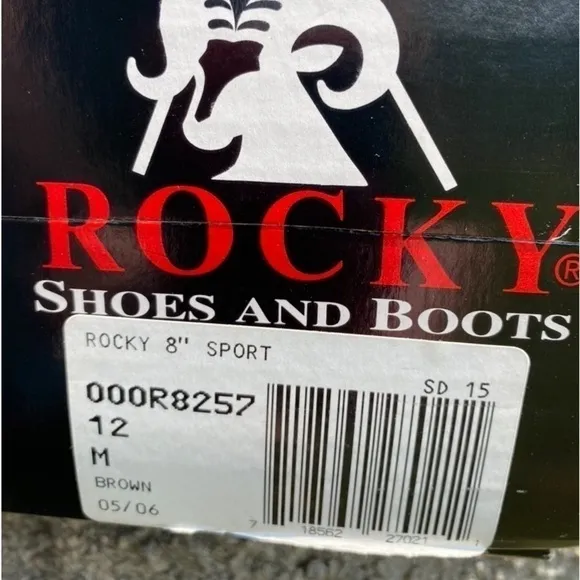 NEW~ROCKY 600~WATERPROOF~THINSULATE/INSULATION~BOOTS~SIZE 12 M~BR