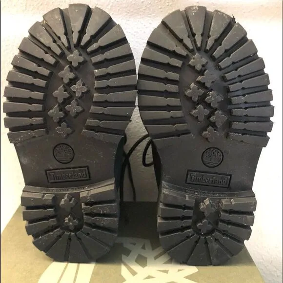 New Timberland Premium 6” 12807 BLK Toddler Boots5