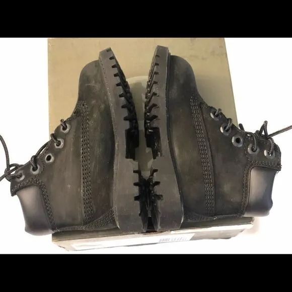 New Timberland Premium 6” 12807 BLK Toddler Boots5