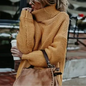 New Turtleneck Chunky Sweater